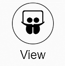 Two people looking at a screen.