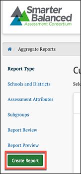 Create Report button