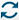 Refresh icon, with two arrows forming a circle