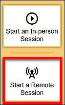 Start a Remote Session button.