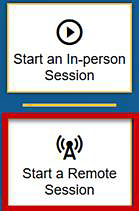 Start a Remote Session button.