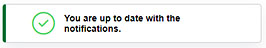 You are up-to-date on your notifications.