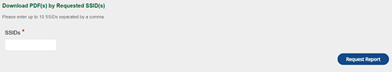 Download PDF(s) by Requested SSID(s) section.