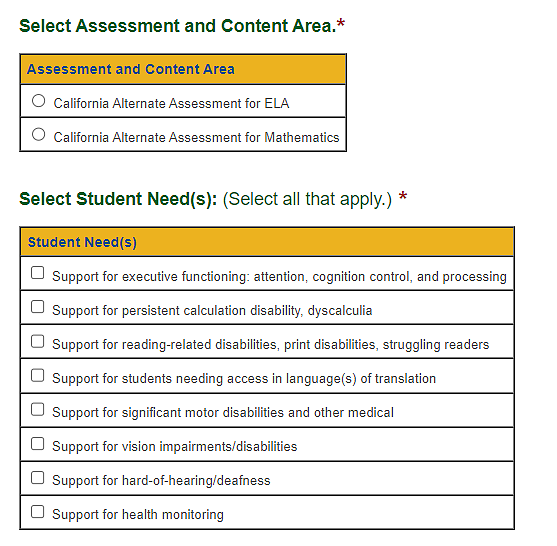 The 'Add/Edit Other Unlisted Resource' section of the Unlisted Resources tab for Initial ELPAC 